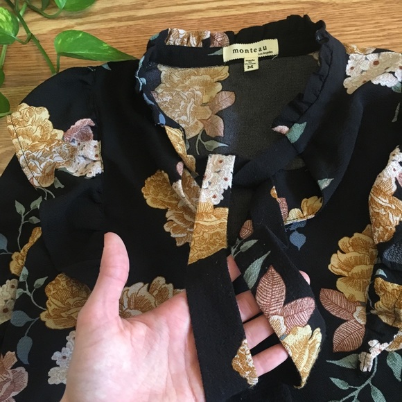 Monteau Floral Top - Picture 3 of 8